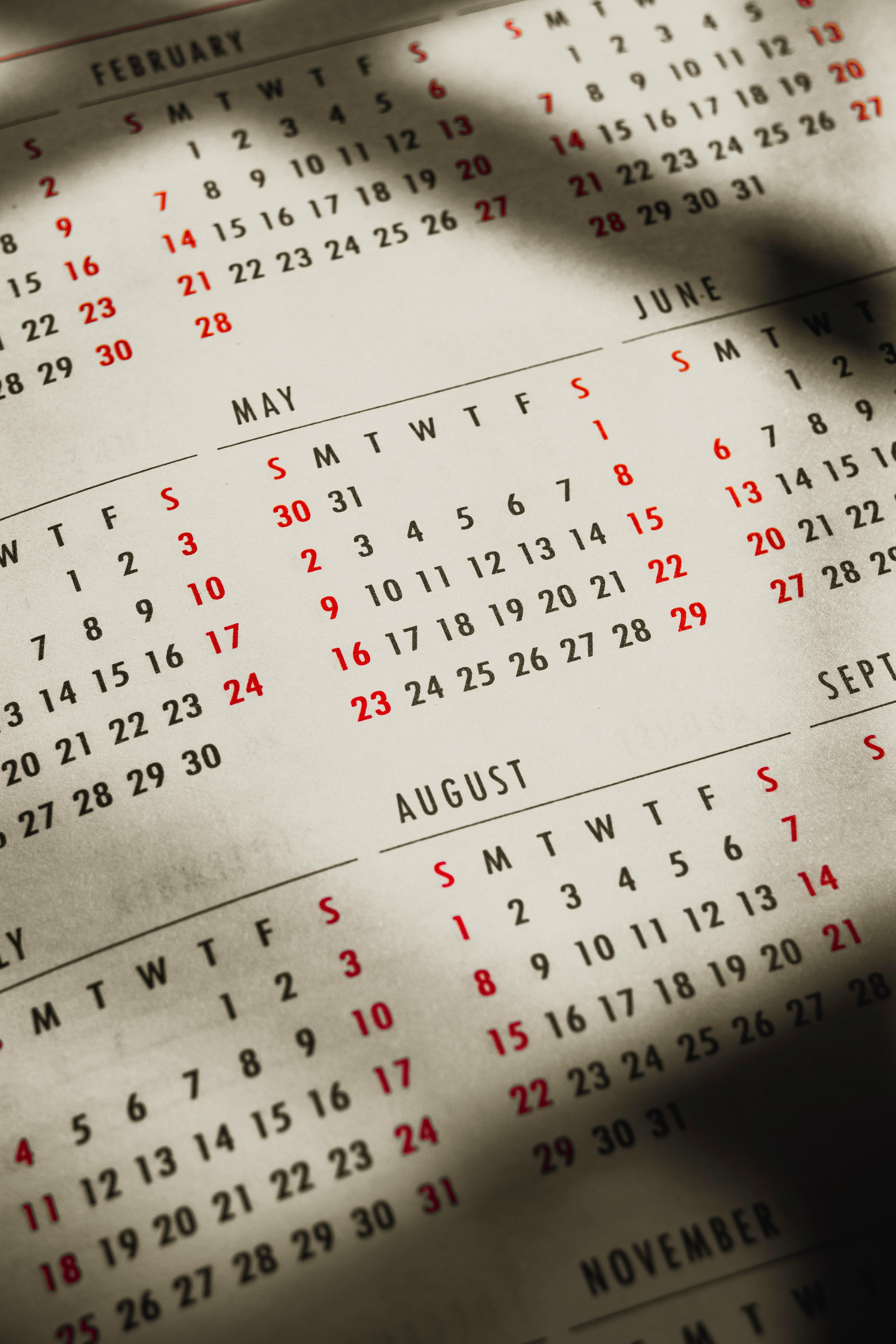 Calendário Fiscal Automático